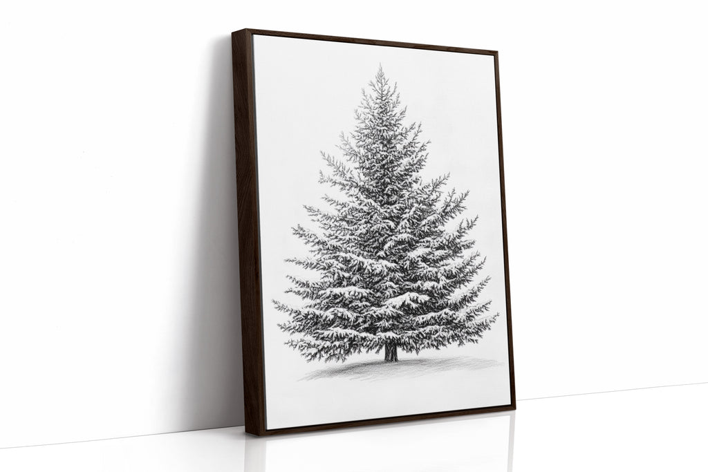 A Blanket Of White Snow-Covered Pine