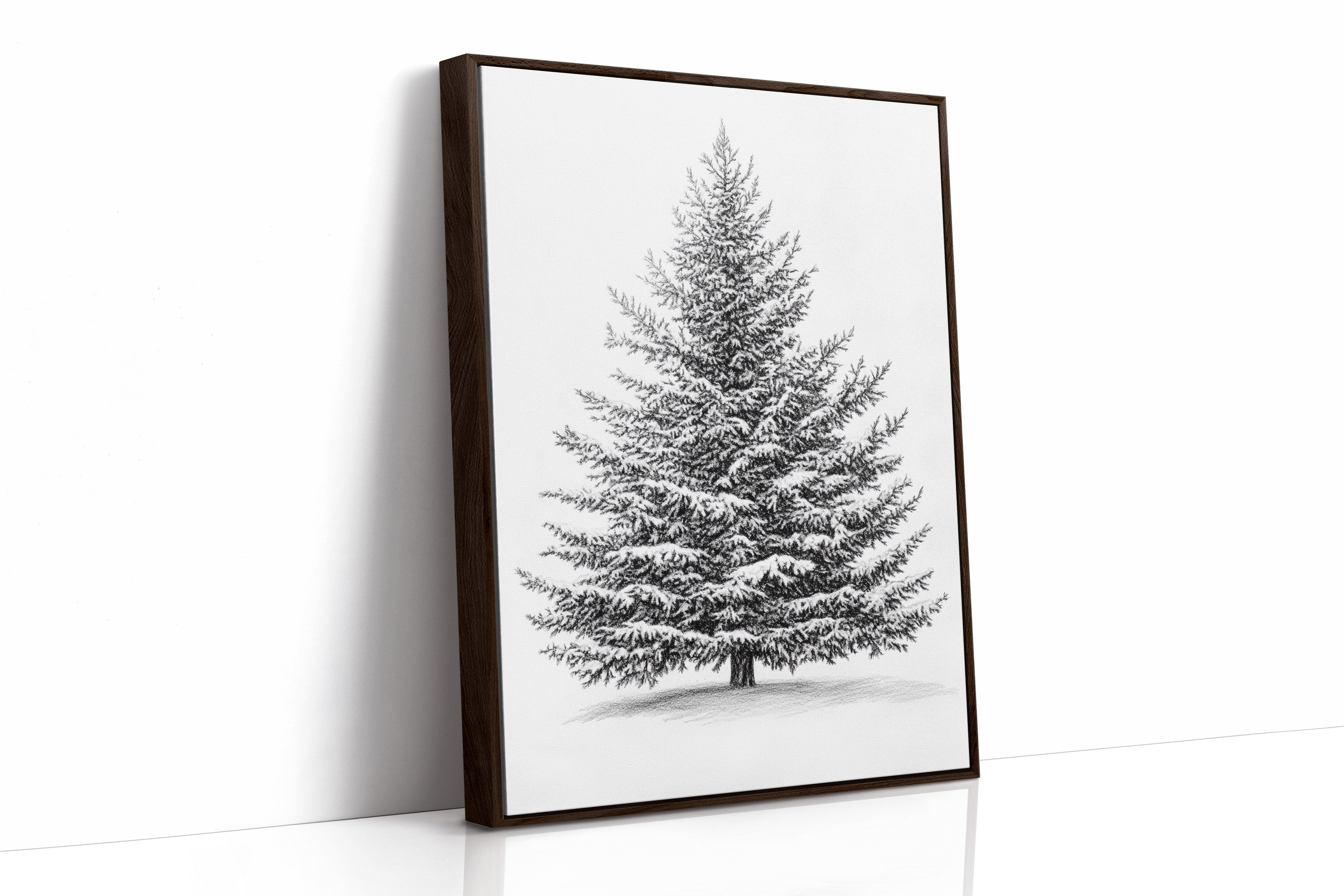 A Blanket Of White Snow-Covered Pine