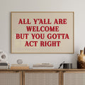 Act Right or Git