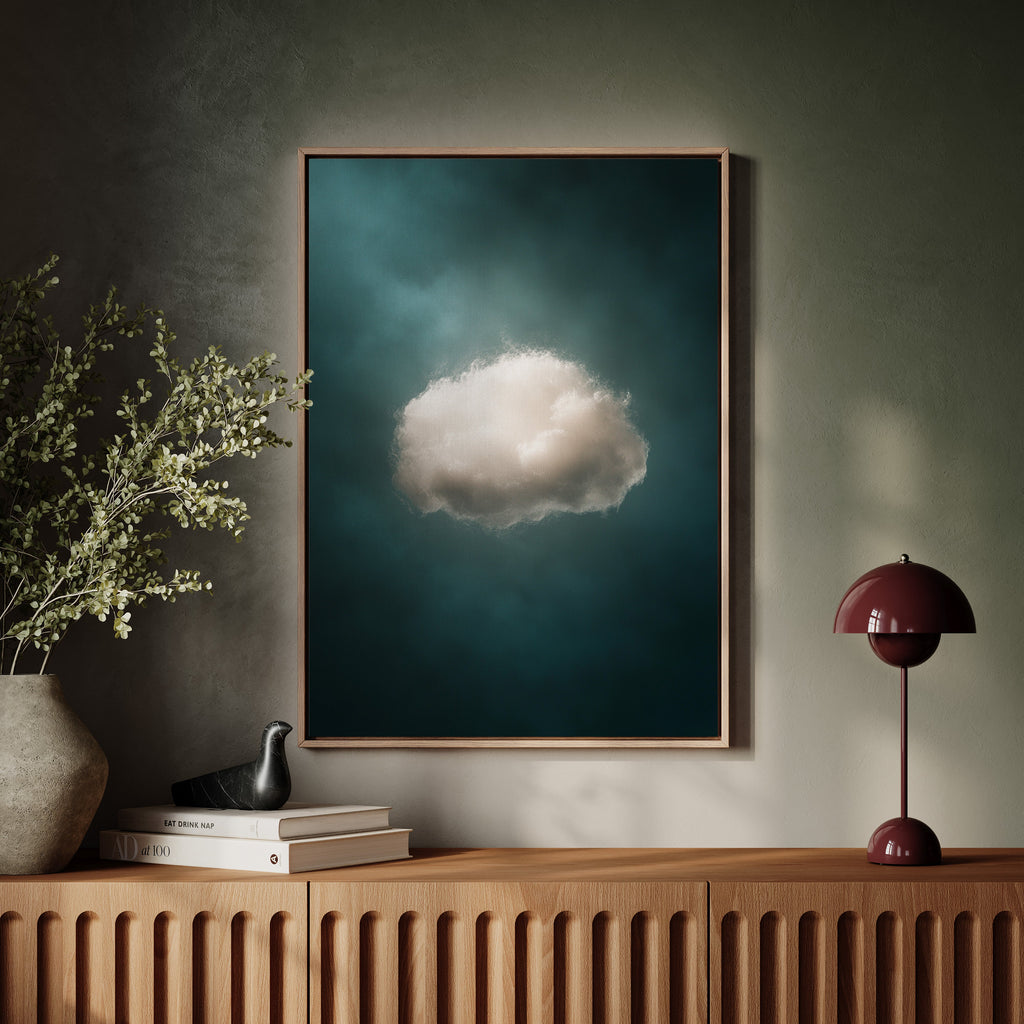 A Single Cloud in Emerald Light