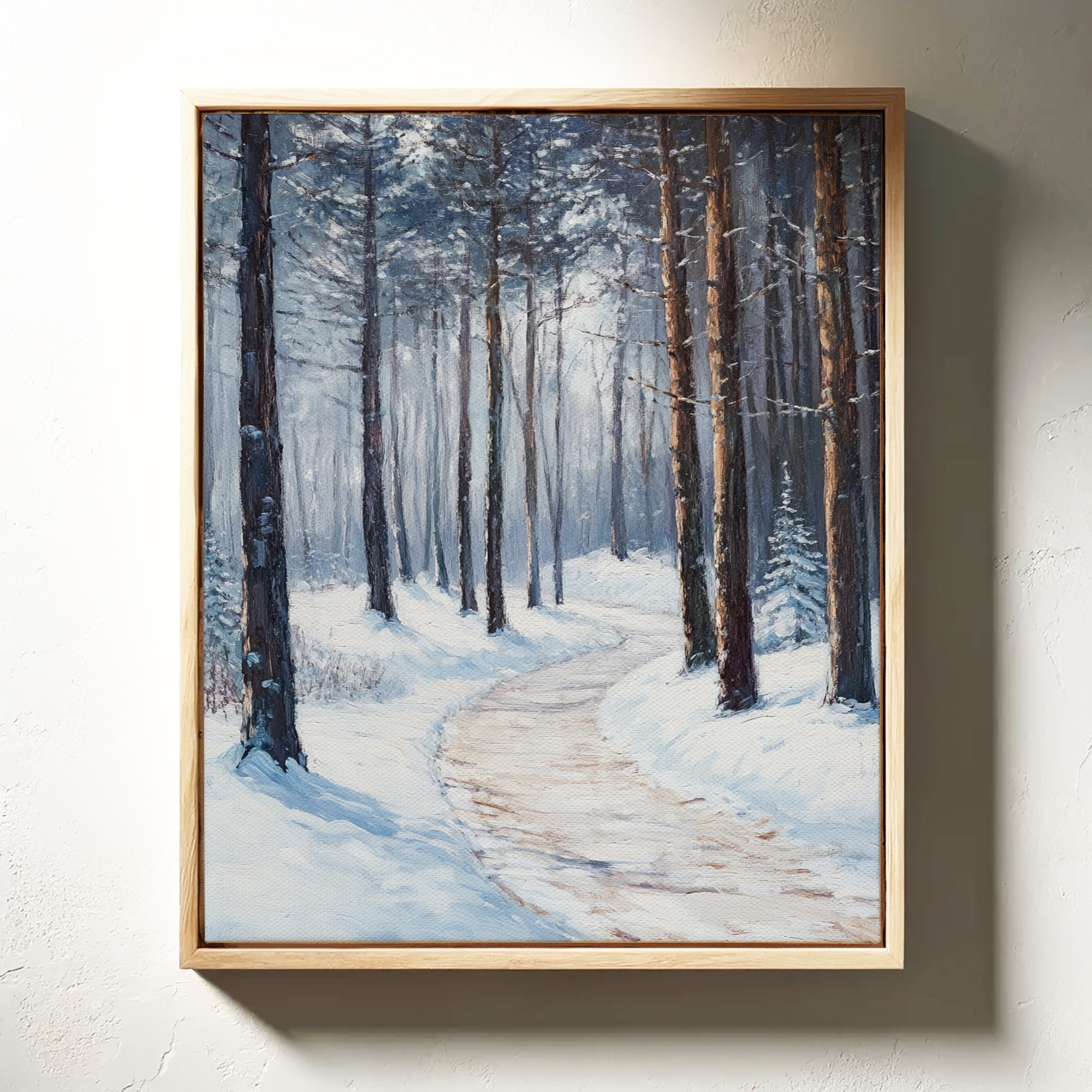 A Path Through Winter's Embrace